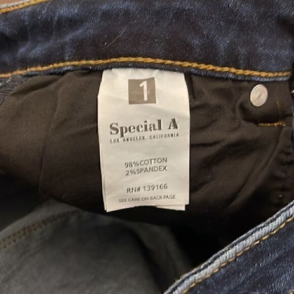Special A Jeans Dark Wash Size 1 - Picture 11 of 11